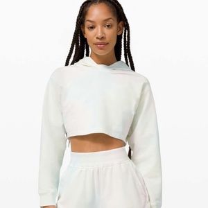 NWOT Lululemon LA Cropped Tie Dye Hoodie Sweatshirt Sz 6. VERY RARE
